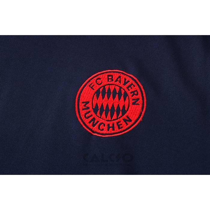Tuta da Track Bayern Monaco Manica Corta 2022-2023 Blu